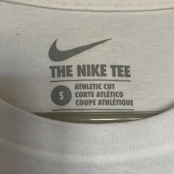 Nike lightweight white long sleeve t shirt size small - Picture 3 of 4